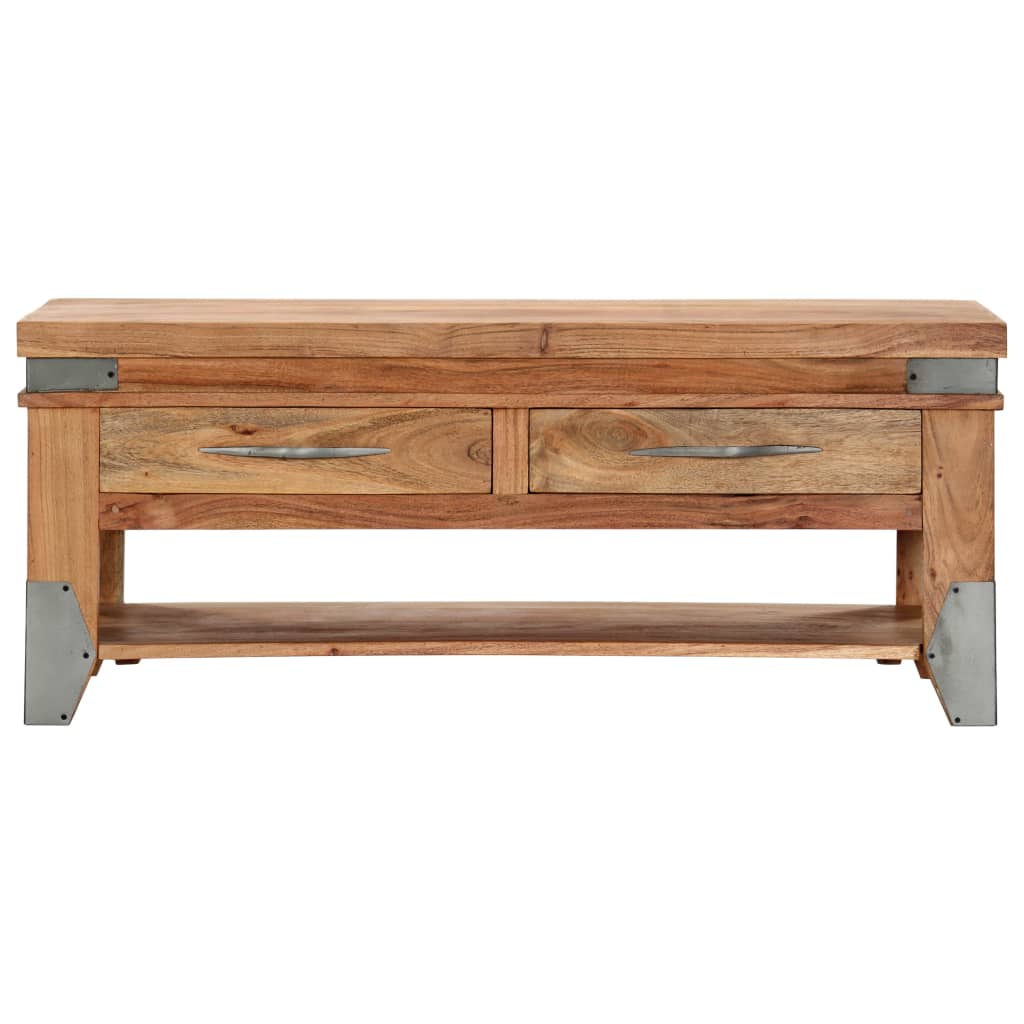 Table basse 110x52x45 cm Bois d'acacia solide - XIOS