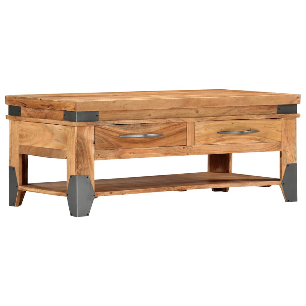 Table basse 110x52x45 cm Bois d'acacia solide