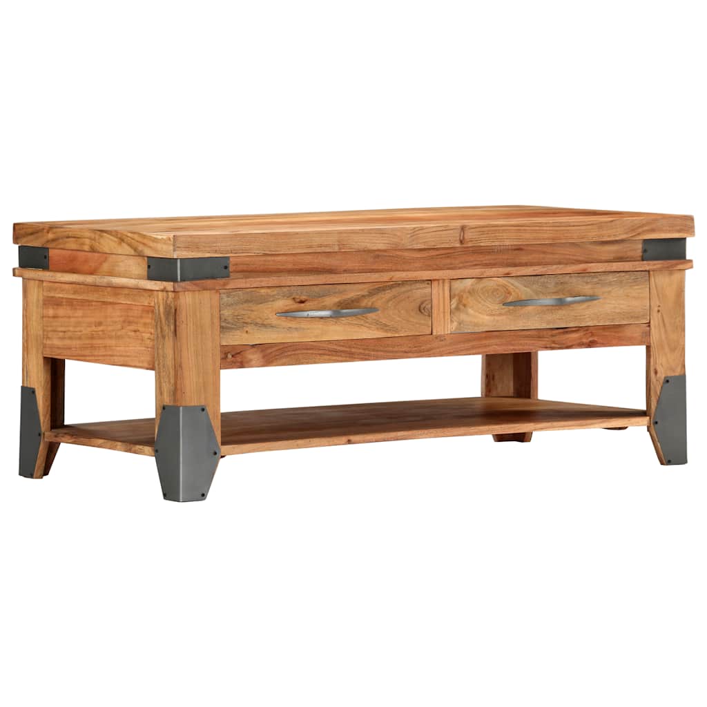 Table basse 110x52x45 cm Bois d'acacia solide