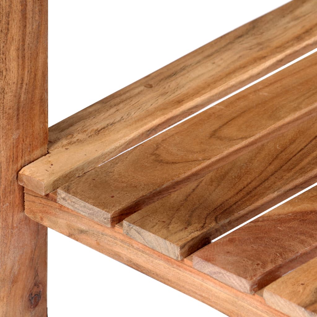 Chariot de cuisine 58x58x89 cm Bois d'acacia massif