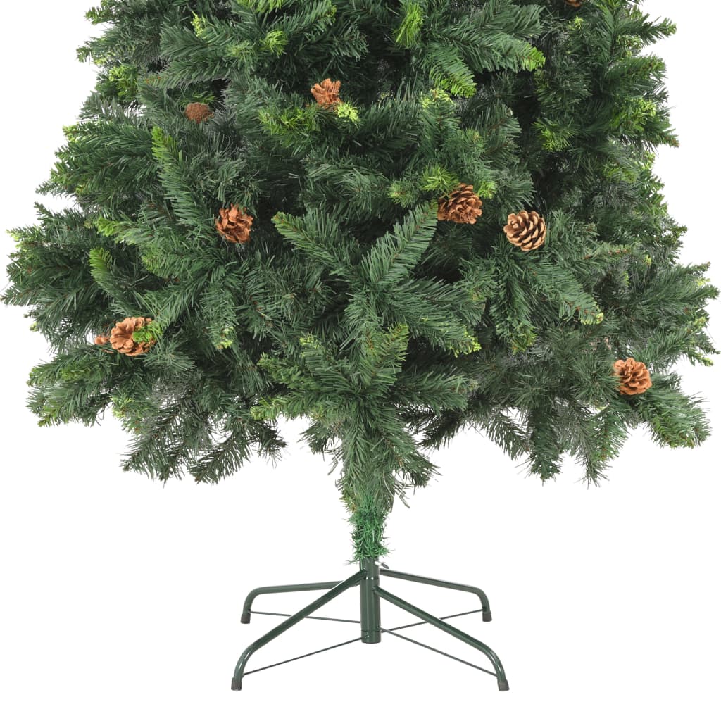 Sapin de Noël artificiel avec pommes de pin Vert 210 cm - XIOS