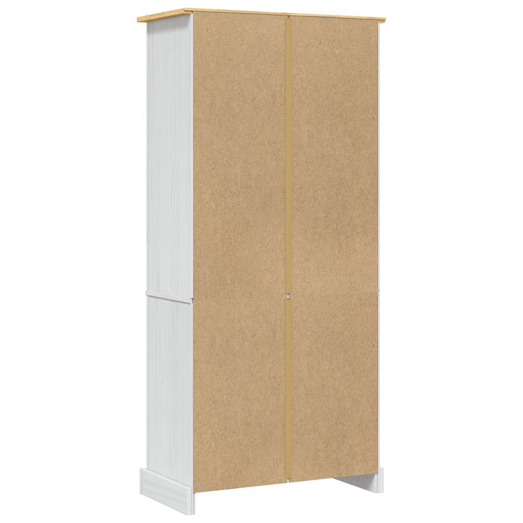 Placard Gamme Corona Pin mexicain Blanc 80x40x170 cm