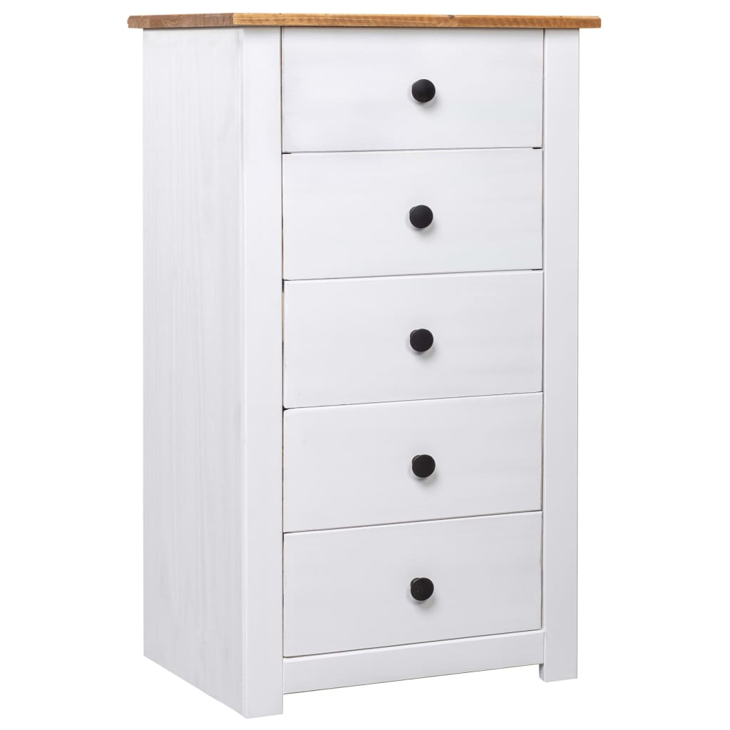 Buffet Blanc 46x40x89 cm Pin Gamme Panama - XIOS