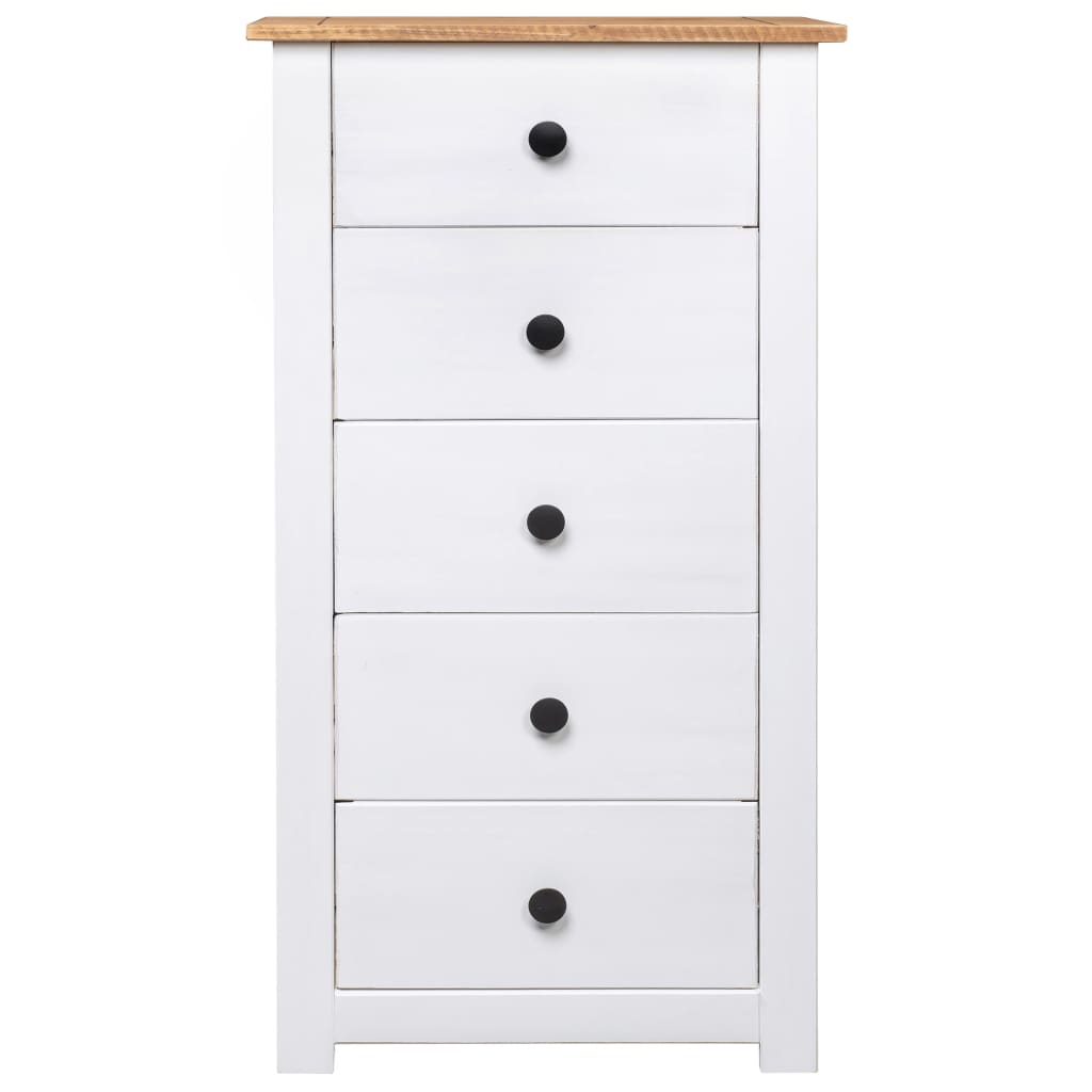 Buffet Blanc 46x40x89 cm Pin Gamme Panama - XIOS