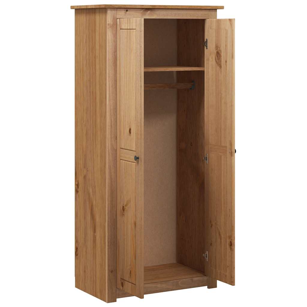 Garde-robe 80x50x171,5 cm Pin massif Assortiment Panama - XIOS