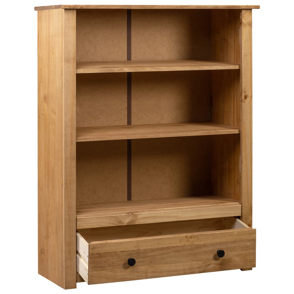 Bibliothèque 80x35x110 cm Bois de pin massif Assortiment Panama - XIOS