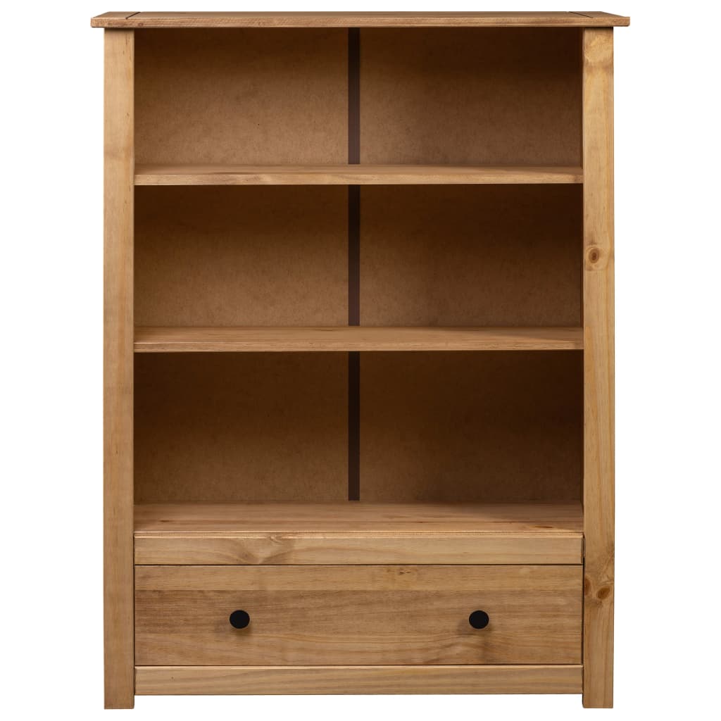 Bibliothèque 80x35x110 cm Bois de pin massif Assortiment Panama - XIOS