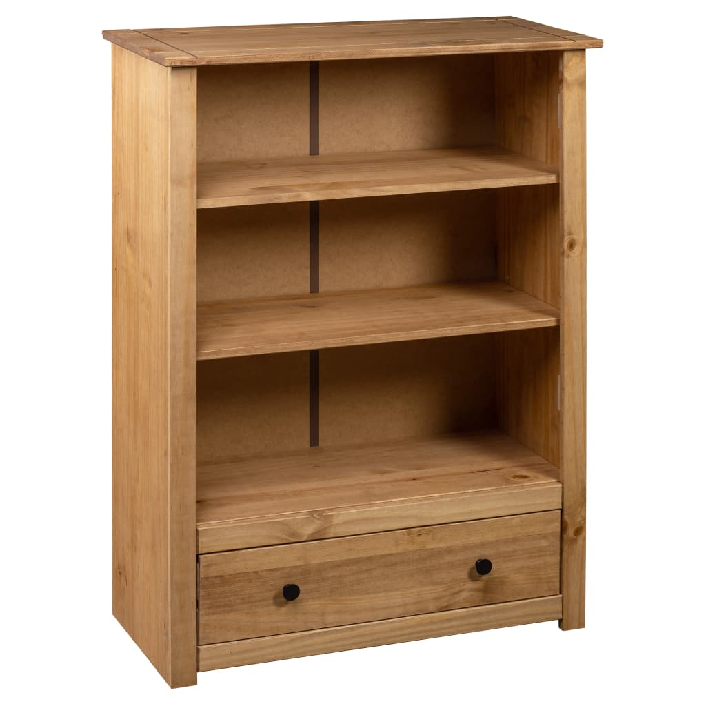 Bibliothèque 80x35x110 cm Bois de pin massif Assortiment Panama - XIOS
