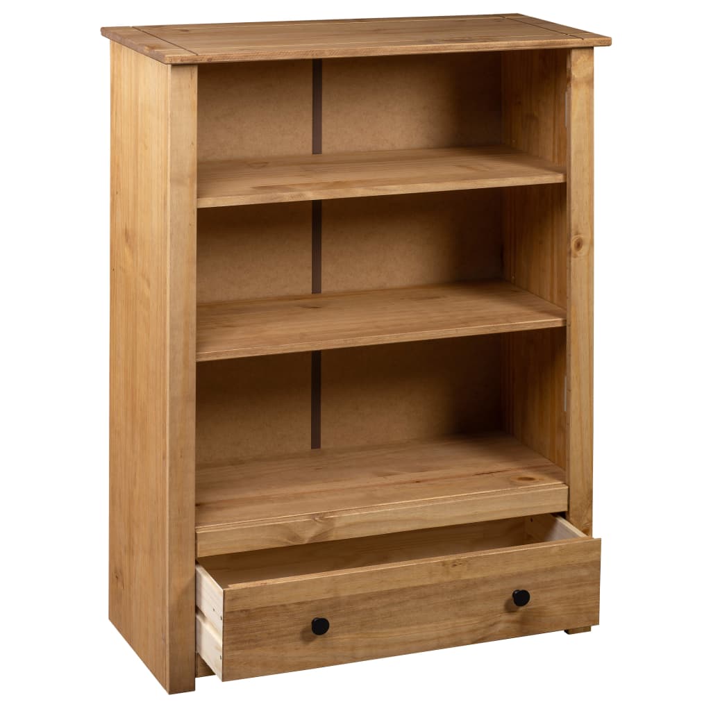 Bibliothèque 80x35x110 cm Bois de pin massif Assortiment Panama - XIOS