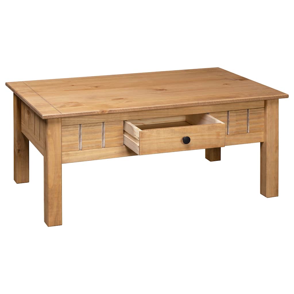 Table basse 100x60x43,5 cm Pin massif Assortiment Panama - XIOS