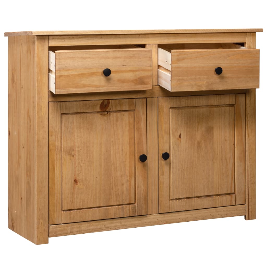 Buffet 93x40x80 cm Pin solide Assortiment Panama - XIOS