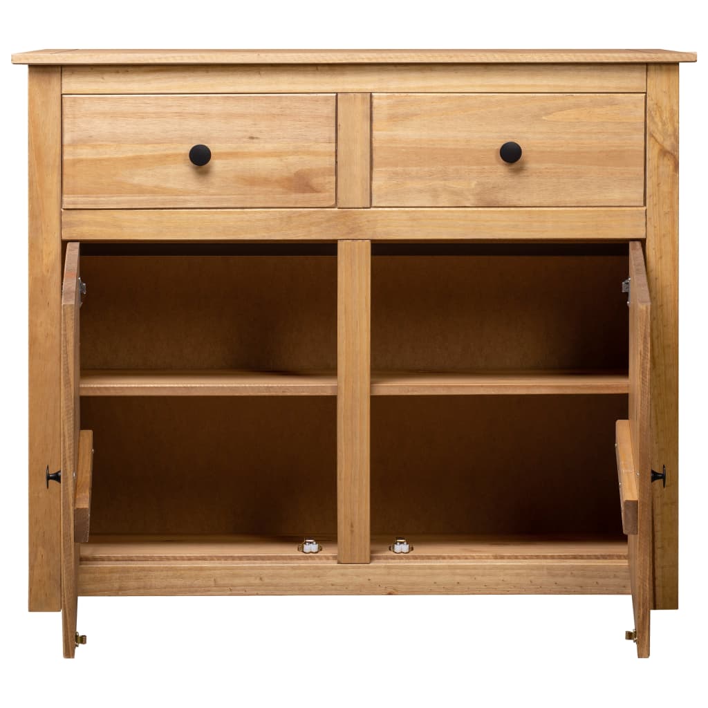 Buffet 93x40x80 cm Pin solide Assortiment Panama - XIOS