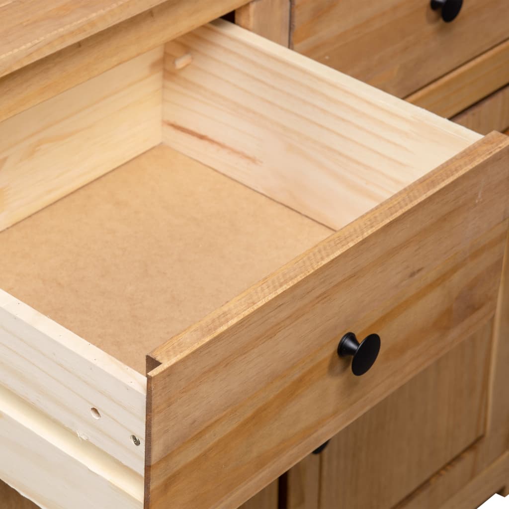 Buffet 93x40x80 cm Pin solide Assortiment Panama - XIOS