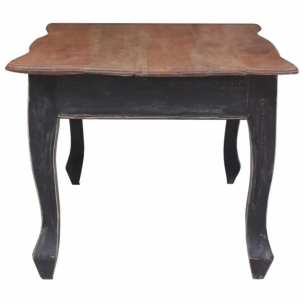 Table basse Noir 120x60x45 cm Bois d’acajou massif - XIOS