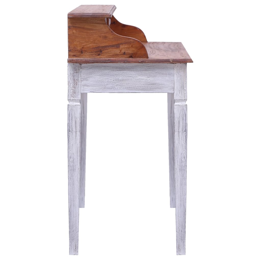 Bureau d'écriture et tiroirs 90x50x101 cm bois massif d'acajou - XIOS