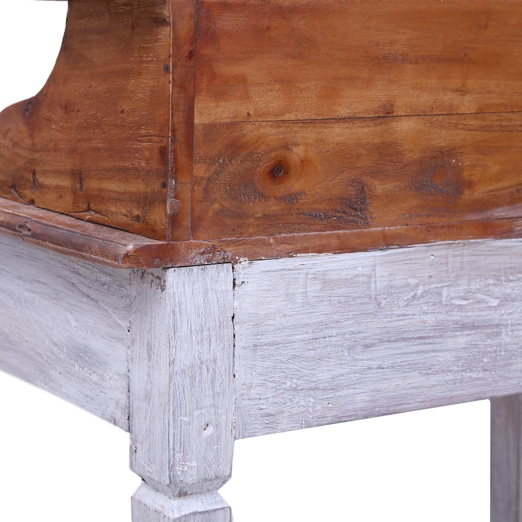 Bureau d'écriture et tiroirs 90x50x101 cm bois massif d'acajou - XIOS