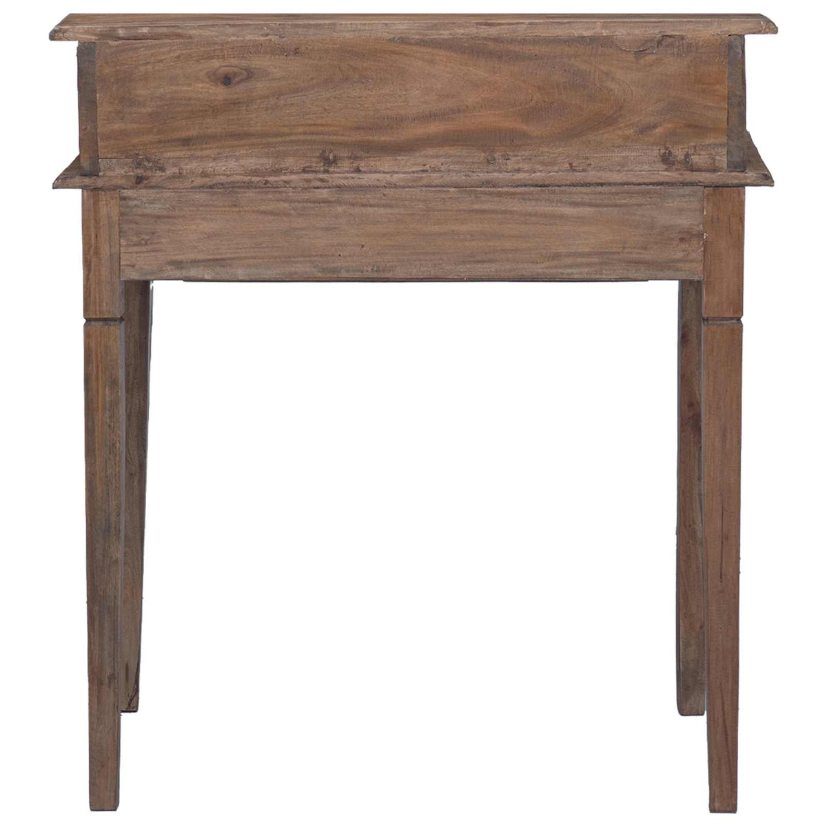 Bureau d'écriture et tiroirs 90x50x101 cm bois massif d'acajou