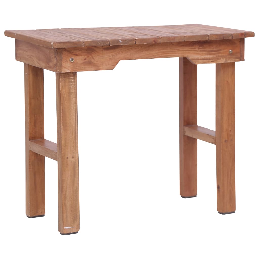 Table d'appoint 70x35x60 cm bois d'acajou massif - XIOS