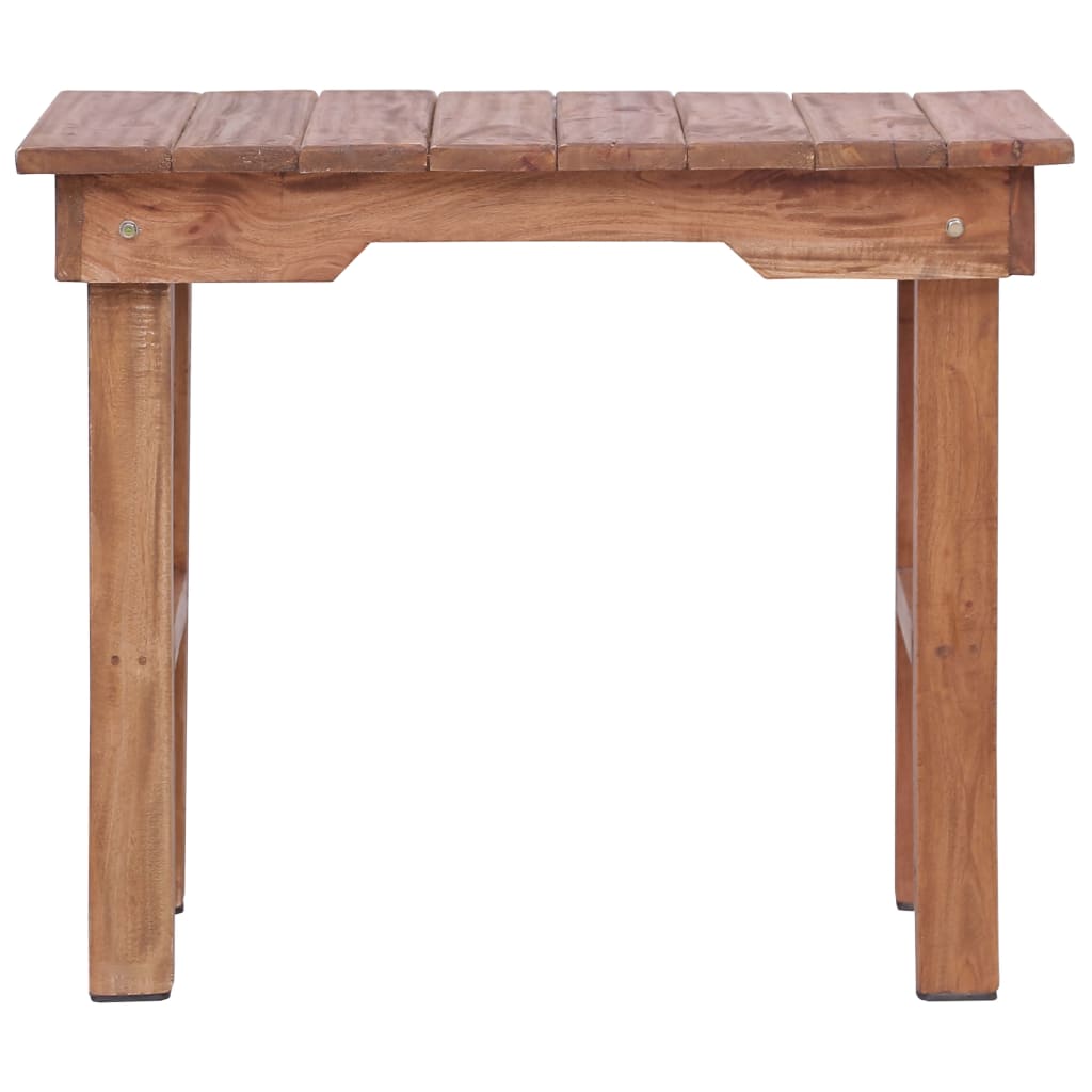 Table d'appoint 70x35x60 cm bois d'acajou massif - XIOS