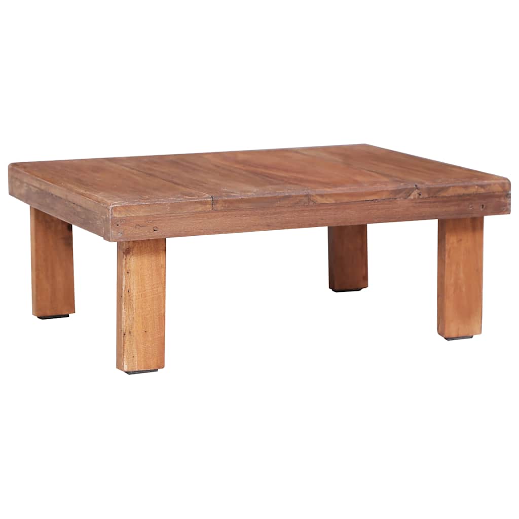 Table basse 60x45x23 cm bois d'acajou massif - XIOS