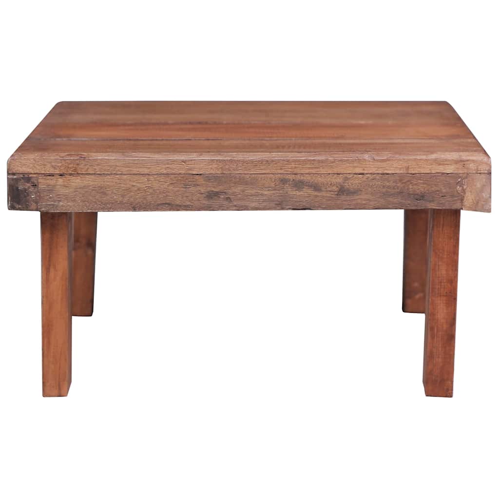 Table basse 60x45x23 cm bois d'acajou massif - XIOS