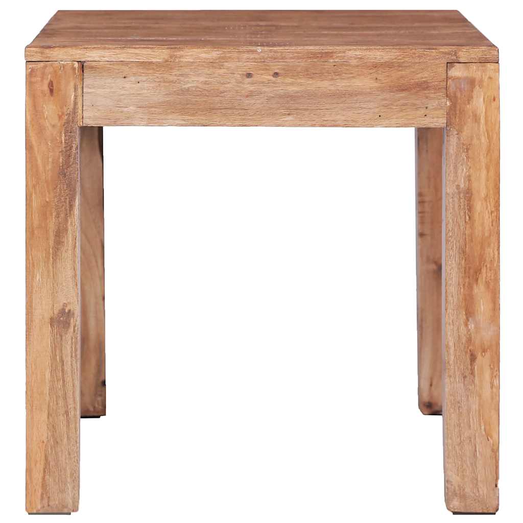 Table basse 53x50x50 cm bois d'acajou massif - XIOS