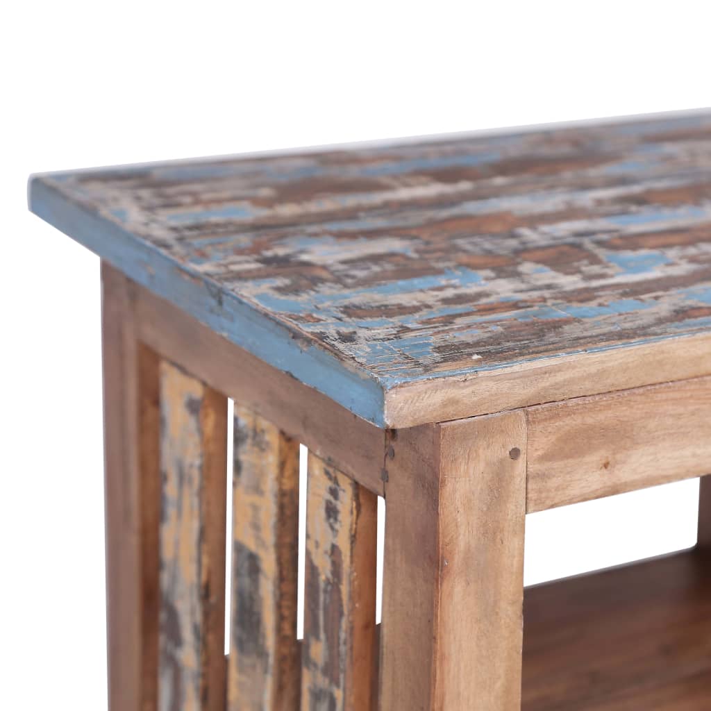 Table de chevet 41x30x50 cm bois d'acajou massif - XIOS