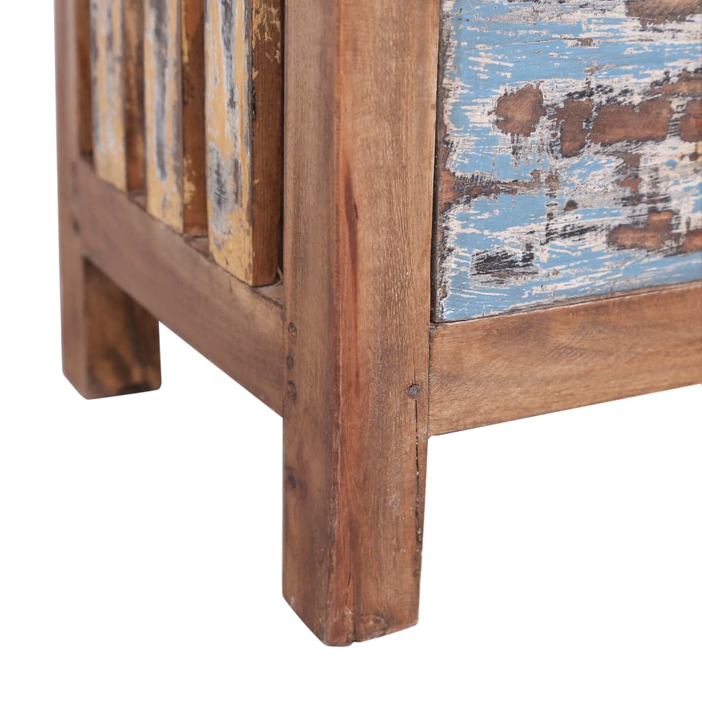 Table de chevet 41x30x50 cm bois d'acajou massif - XIOS