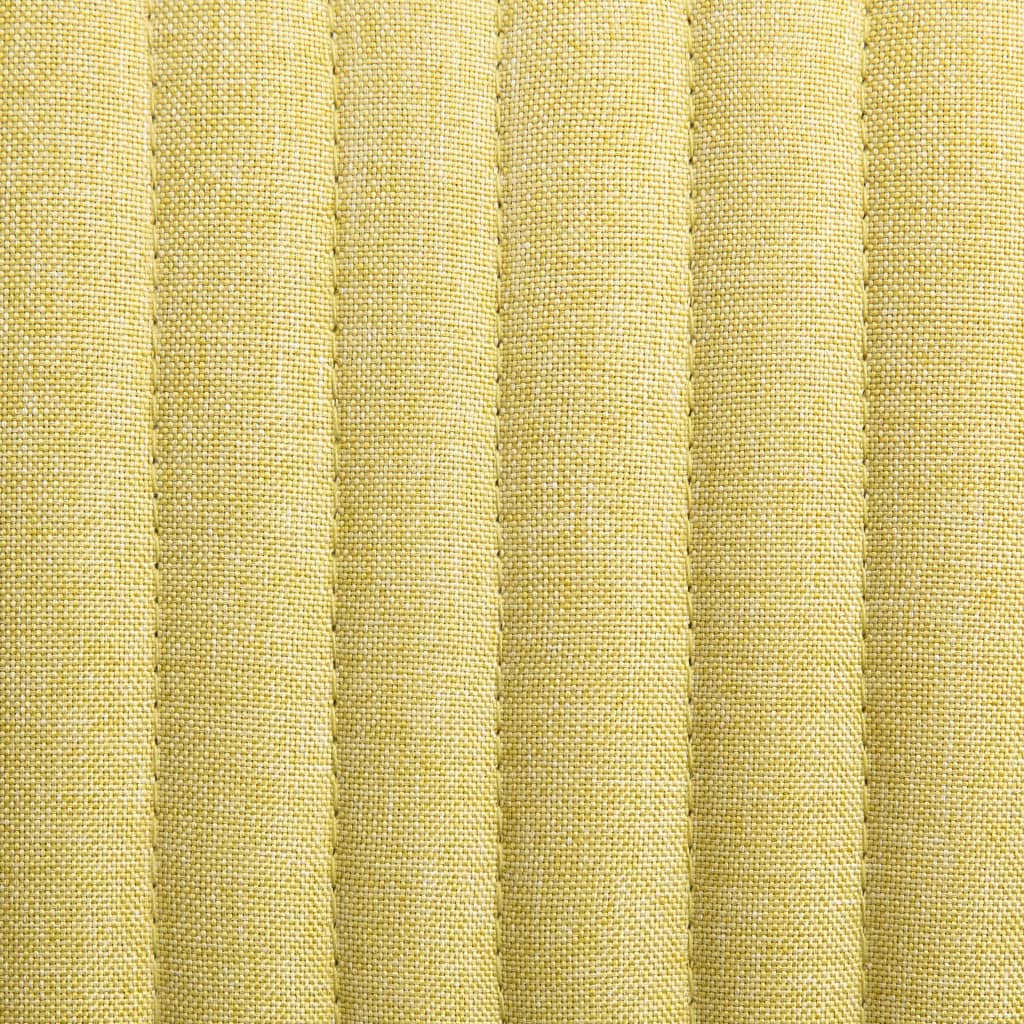 Chaises à manger lot de 4 vert tissu