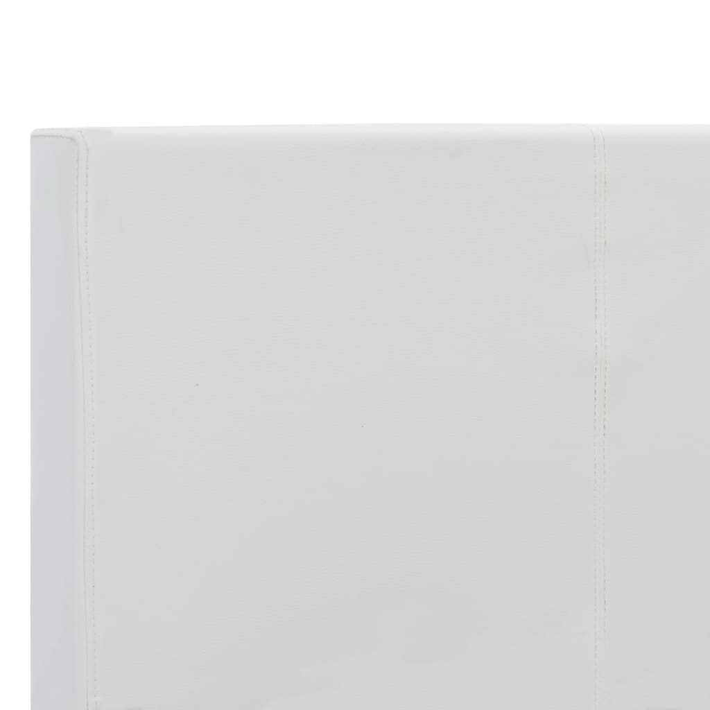 Cadre de lit Blanc Similicuir 180x200 cm - XIOS