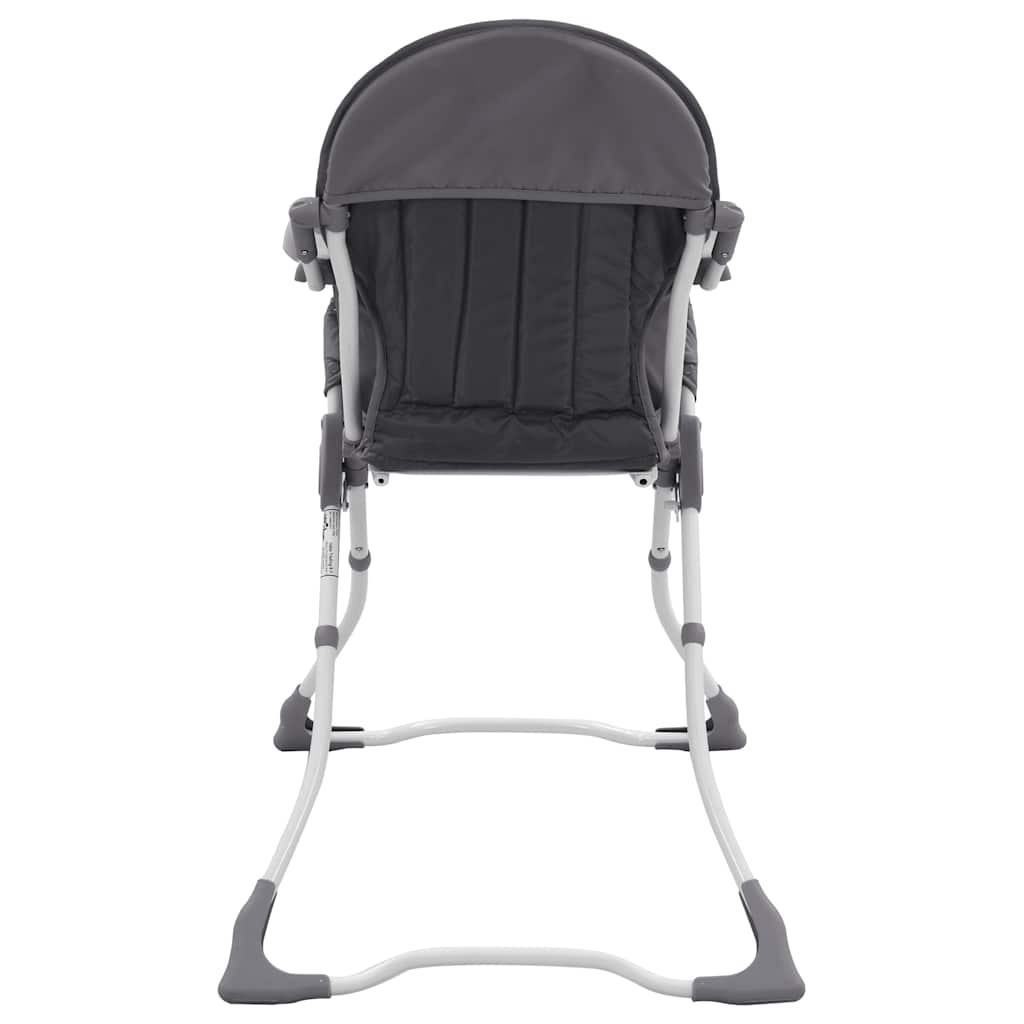 Chaise haute pour bébé Gris et blanc Chaises pour enfants vidaXL