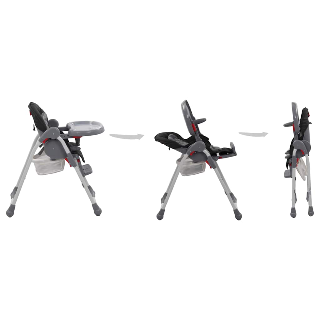 Chaise haute pour bébé Gris Chaises pour enfants vidaXL