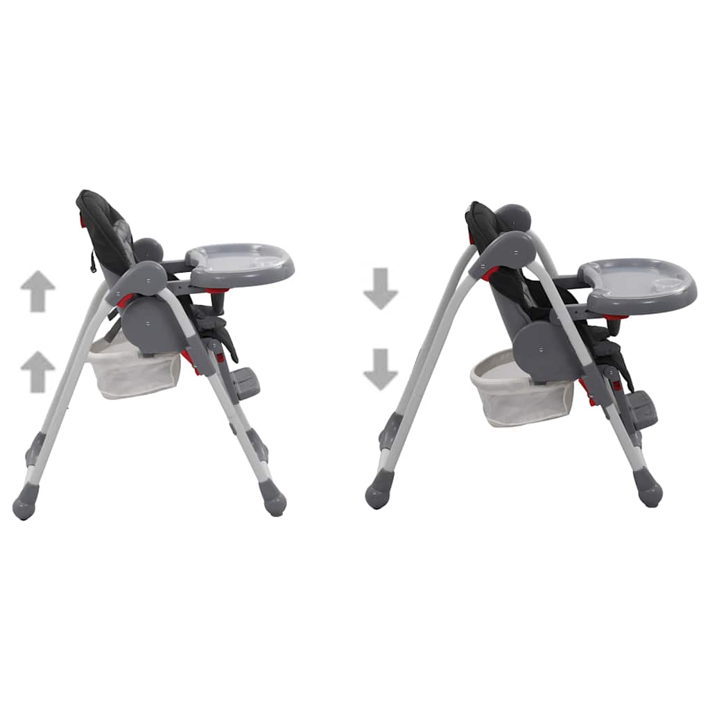 Chaise haute pour bébé Gris Chaises pour enfants vidaXL