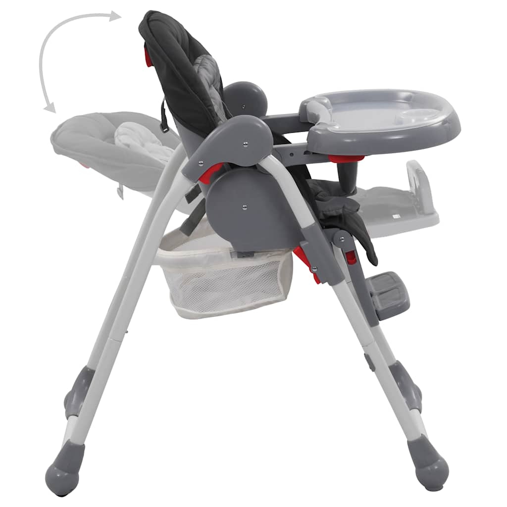 Chaise haute pour bébé Gris Chaises pour enfants vidaXL