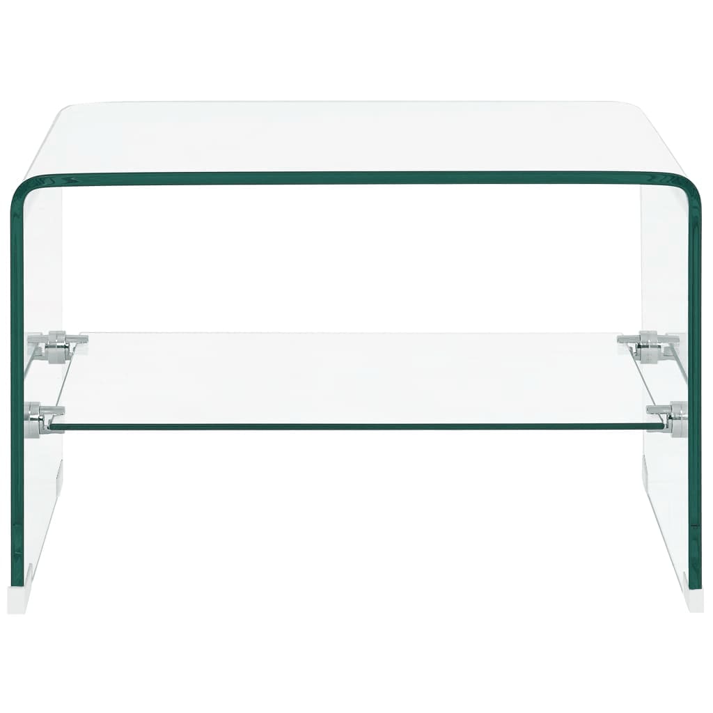 Table basse Clair 50x45x33 cm Verre trempé - XIOS