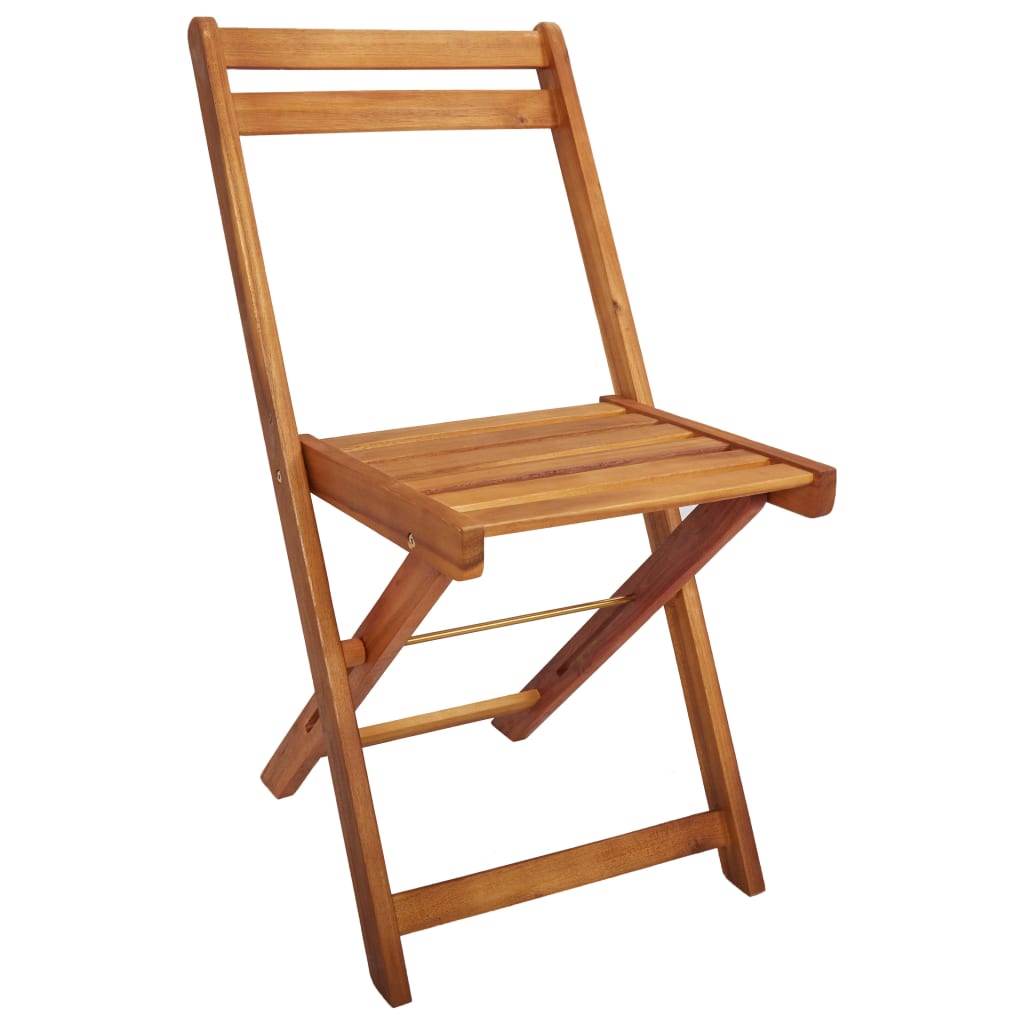 Table à jardinière et 2 chaises de bistro bois d'acacia massif - XIOS
