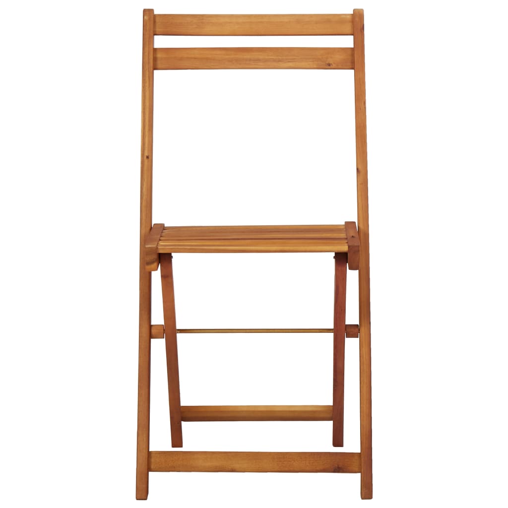 Table à jardinière et 2 chaises de bistro bois d'acacia massif - XIOS