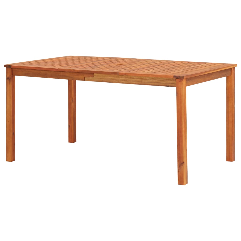 Table de jardin 150x90x74 cm Bois d'acacia massif Tables de jardin vidaXL