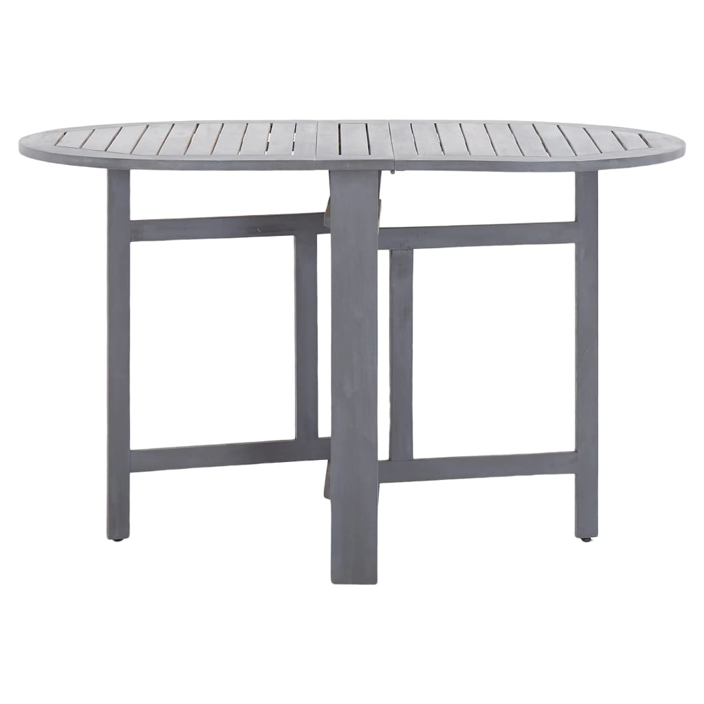 Table de jardin Gris 120x70x74 cm Bois d'acacia massif Tables de jardin vidaXL