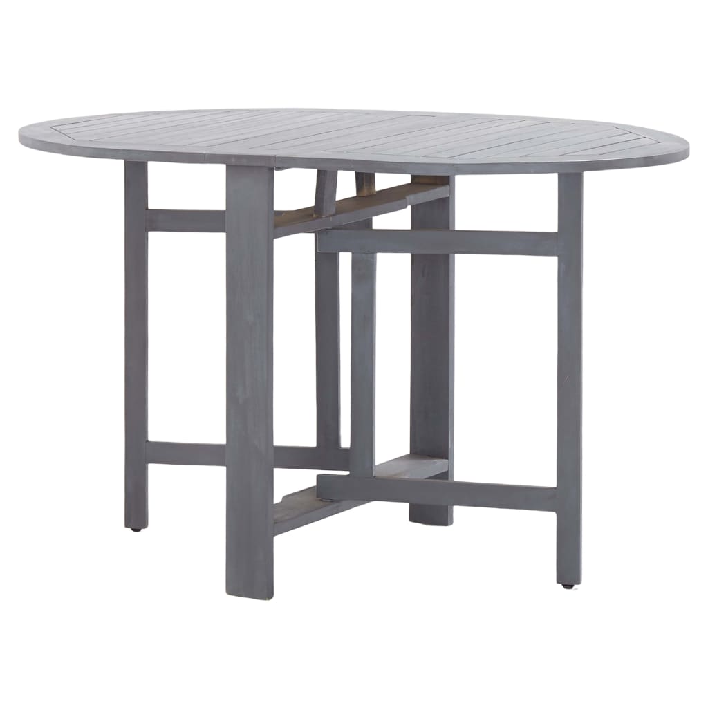 Table de jardin Gris 120x70x74 cm Bois d'acacia massif Tables de jardin vidaXL