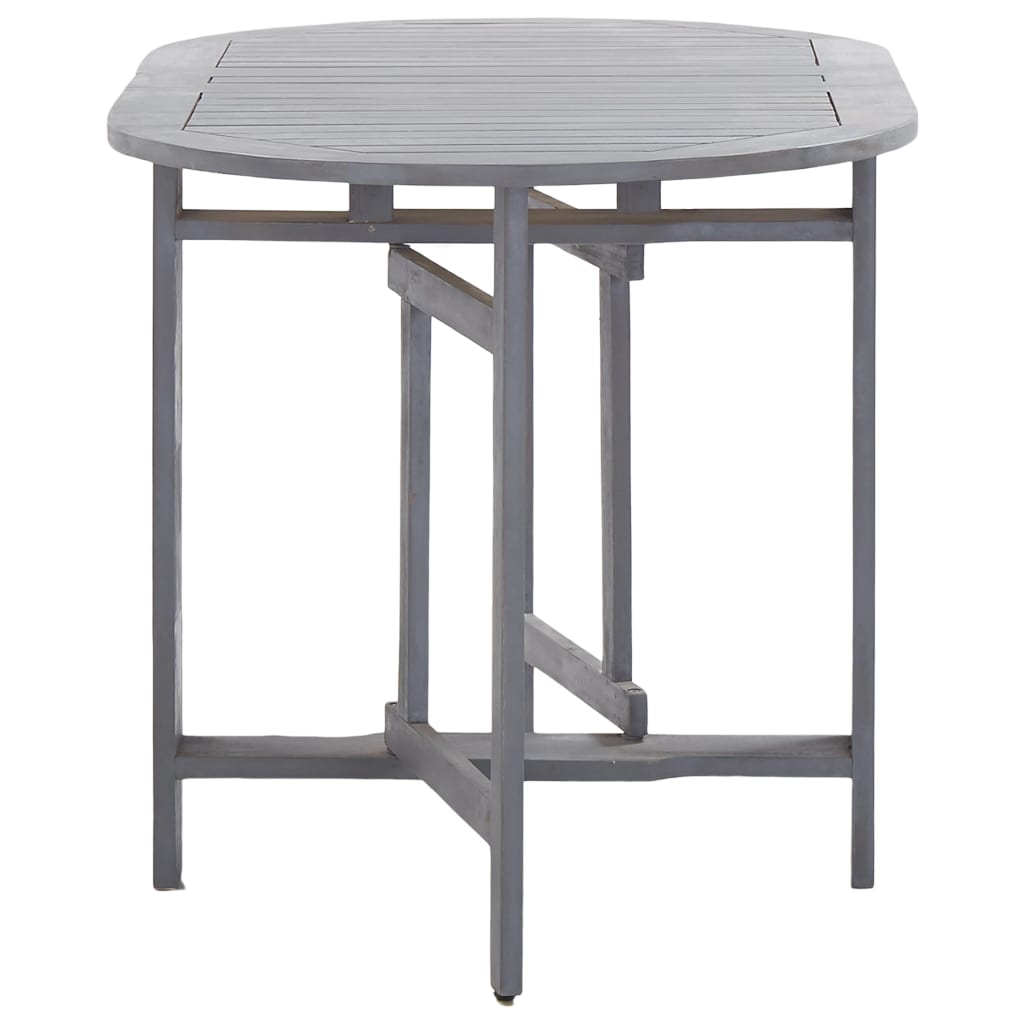Table de jardin Gris 120x70x74 cm Bois d'acacia massif Tables de jardin vidaXL