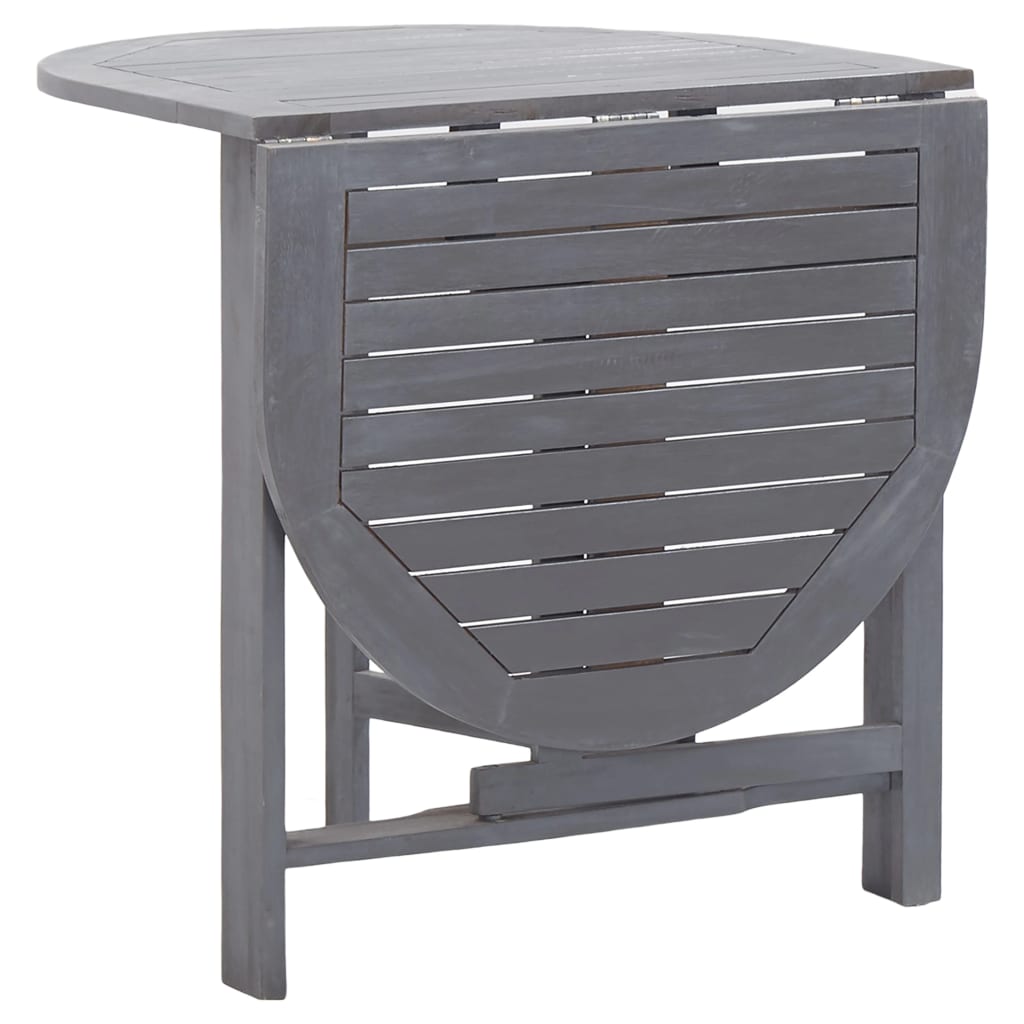 Table de jardin Gris 120x70x74 cm Bois d'acacia massif Tables de jardin vidaXL