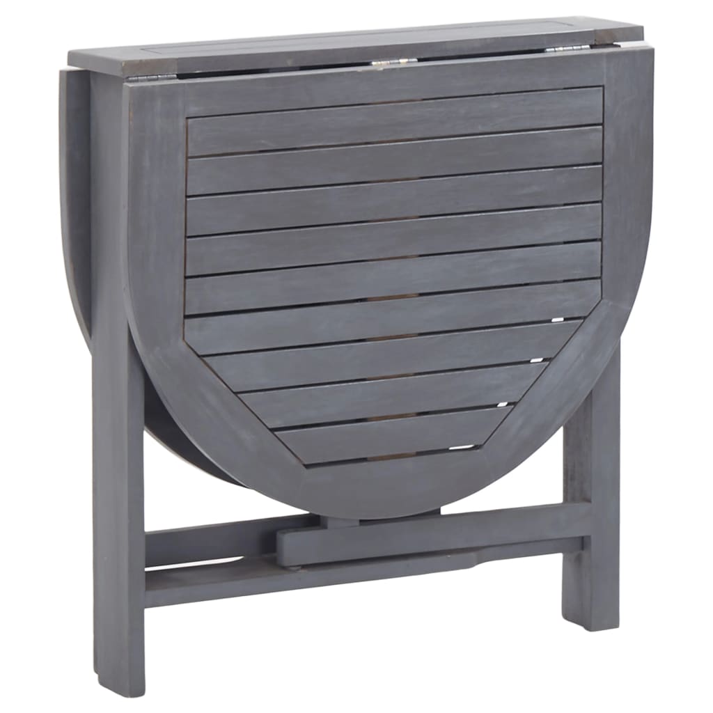 Table de jardin Gris 120x70x74 cm Bois d'acacia massif Tables de jardin vidaXL