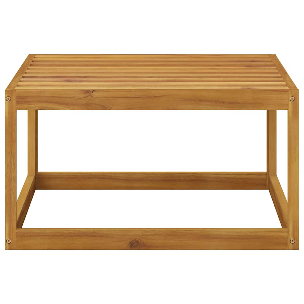 Salon de jardin 5 pcs avec coussins Bois d'acacia solide - XIOS