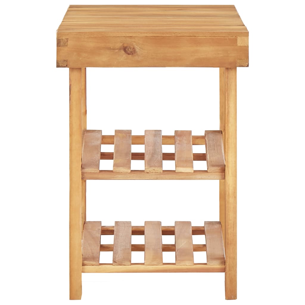 Range-chaussures 70x32x46 cm Bois d'acacia massif - XIOS