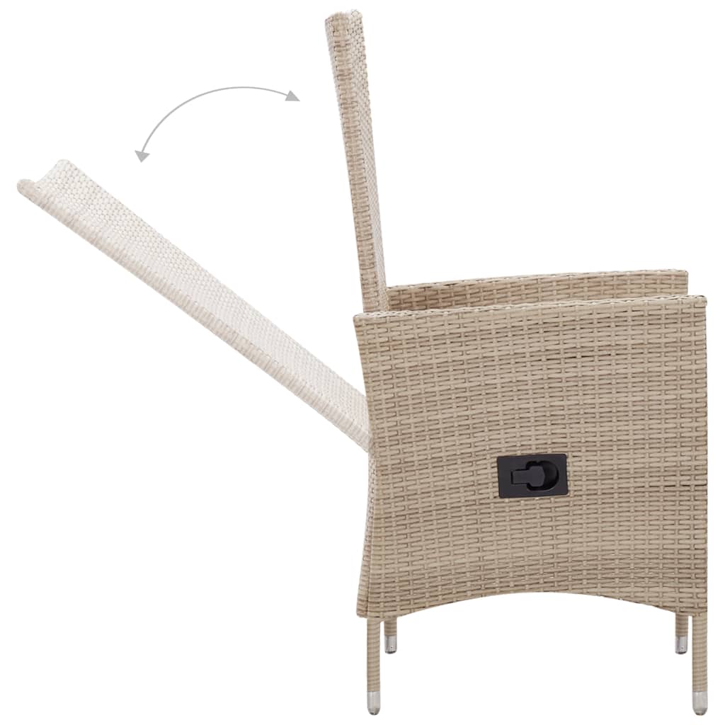 Ensemble à manger d'extérieur 7 pcs coussins Résine tressée - XIOS