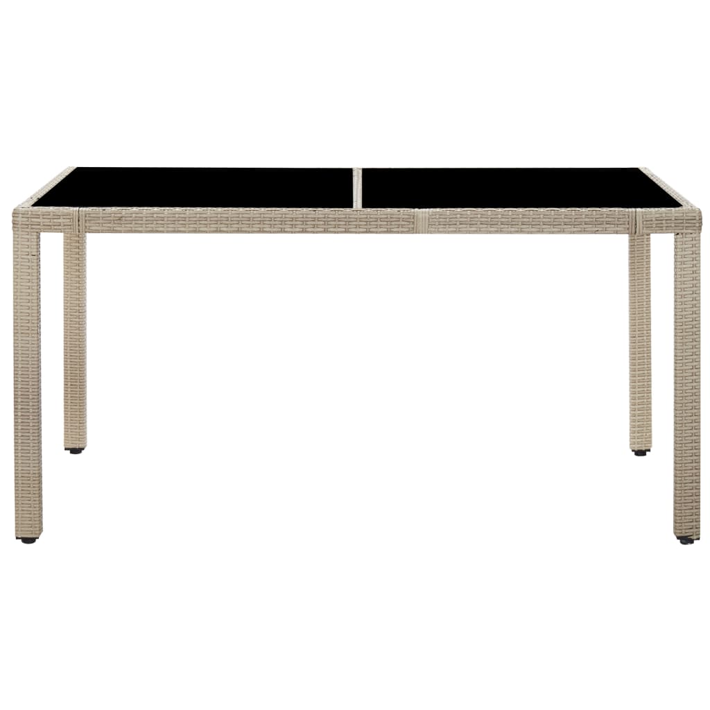 Ensemble à manger d'extérieur 7 pcs coussins Résine tressée - XIOS