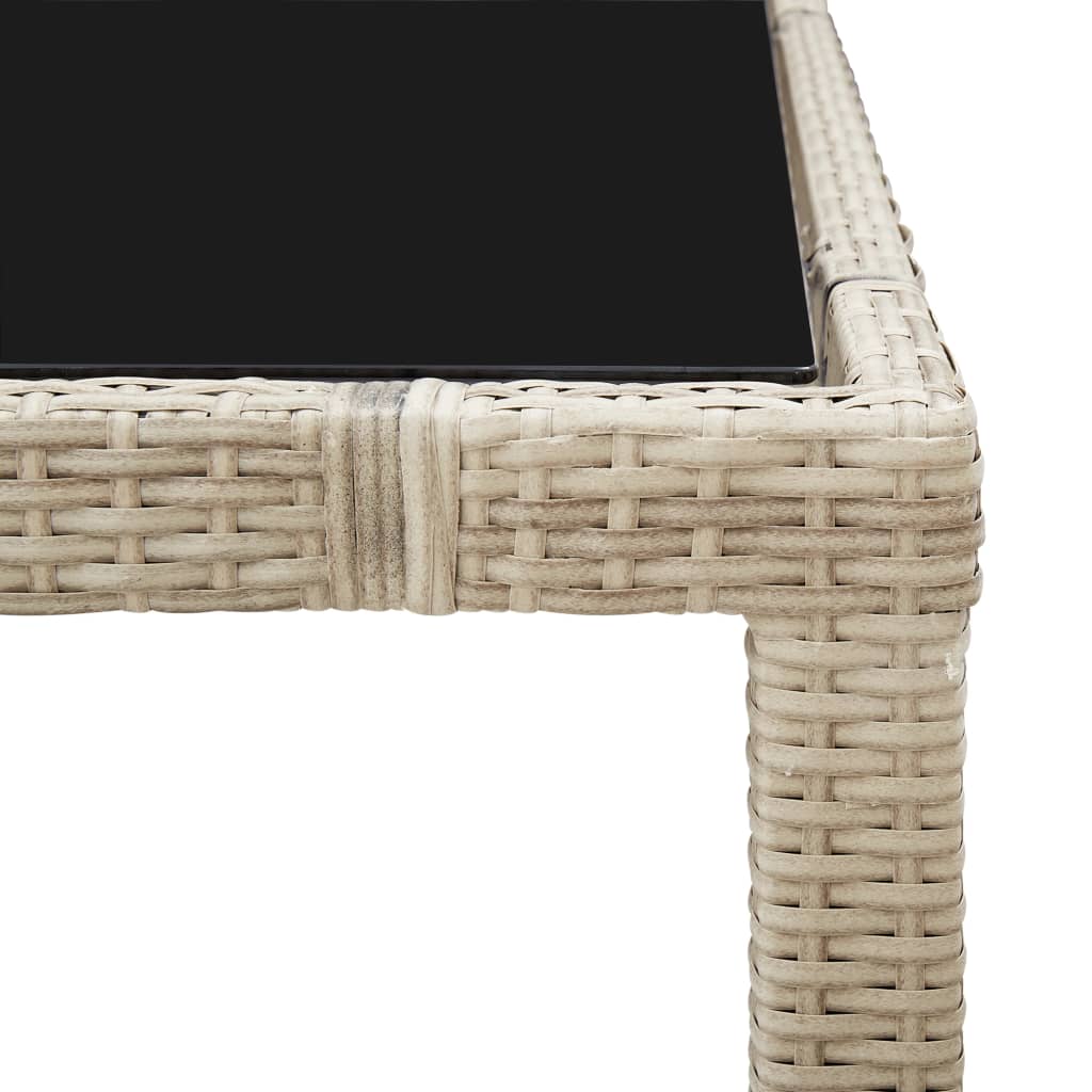 Ensemble à manger d'extérieur 7 pcs coussins Résine tressée - XIOS