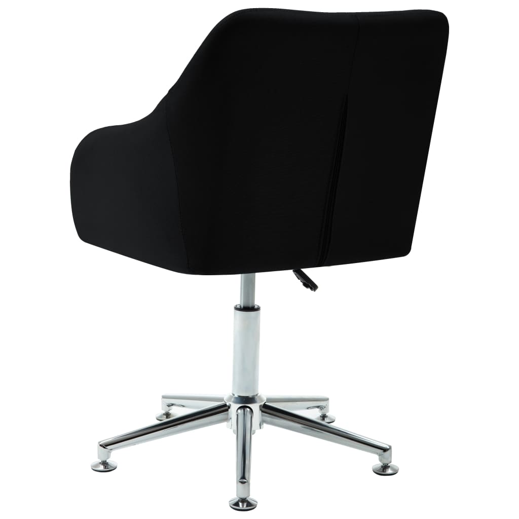Chaise pivotante de bureau Noir Tissu - XIOS