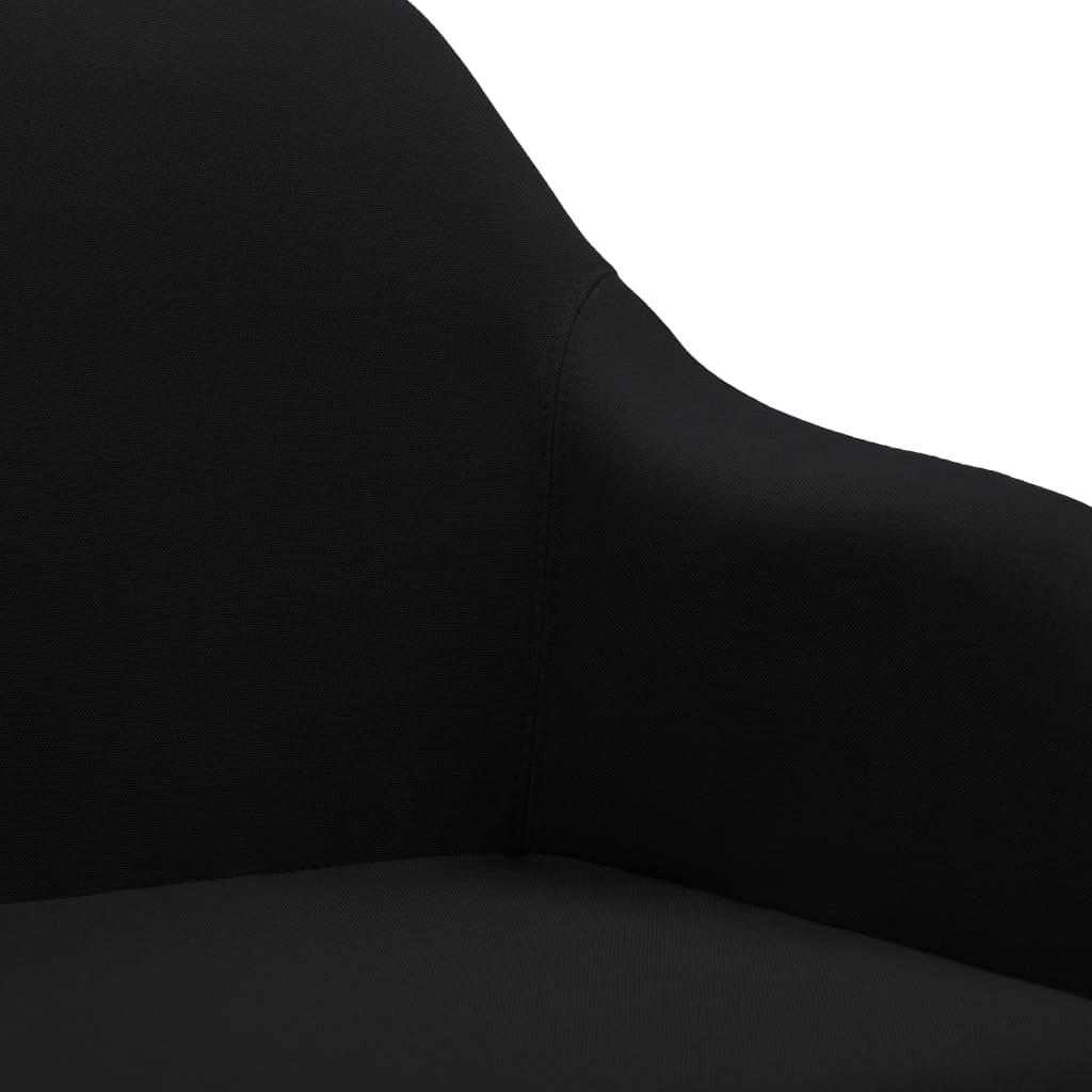 Chaise pivotante de bureau Noir Tissu - XIOS